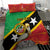 Custom Saint Kitts and Nevis Football Bedding Set 2025 Go Sugar Boyz