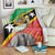 Custom Saint Kitts and Nevis Football Blanket 2025 Go Sugar Boyz