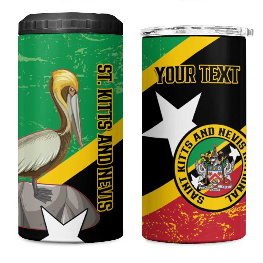 Custom Saint Kitts and Nevis Football 4 in 1 Can Cooler Tumbler 2025 Go Sugar Boyz