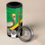 Custom Saint Kitts and Nevis Football 4 in 1 Can Cooler Tumbler 2025 Go Sugar Boyz