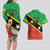 Custom Saint Kitts and Nevis Football Couples Matching Long Sleeve Bodycon Dress and Hawaiian Shirt 2025 Go Sugar Boyz