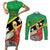 Custom Saint Kitts and Nevis Football Couples Matching Short Sleeve Bodycon Dress and Long Sleeve Button Shirt 2025 Go Sugar Boyz