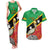 Custom Saint Kitts and Nevis Football Couples Matching Tank Maxi Dress and Hawaiian Shirt 2025 Go Sugar Boyz