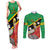 Custom Saint Kitts and Nevis Football Couples Matching Tank Maxi Dress and Long Sleeve Button Shirt 2025 Go Sugar Boyz