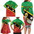 Custom Saint Kitts and Nevis Football Family Matching Long Sleeve Bodycon Dress and Hawaiian Shirt 2025 Go Sugar Boyz