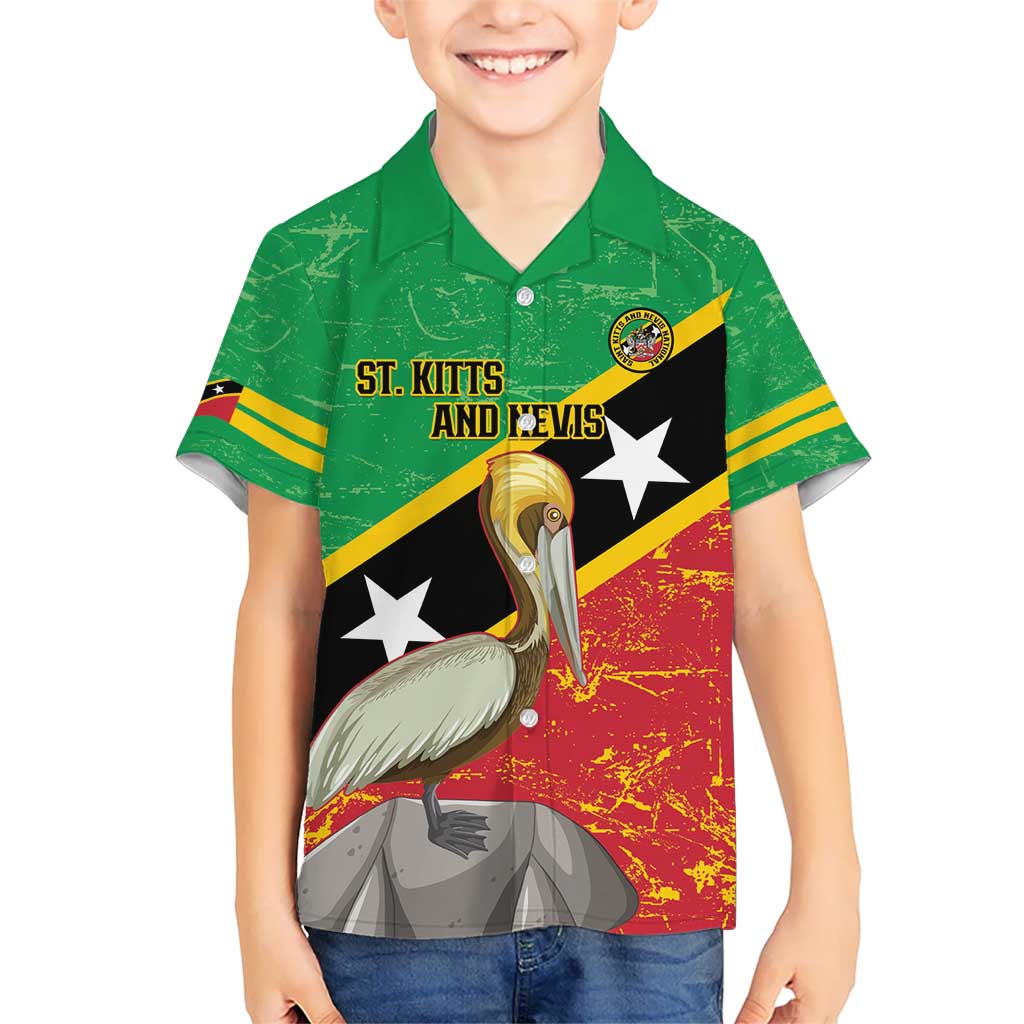 Custom Saint Kitts and Nevis Football Kid Hawaiian Shirt 2025 Go Sugar Boyz