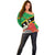 Custom Saint Kitts and Nevis Football Off Shoulder Sweater 2025 Go Sugar Boyz