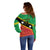 Custom Saint Kitts and Nevis Football Off Shoulder Sweater 2025 Go Sugar Boyz