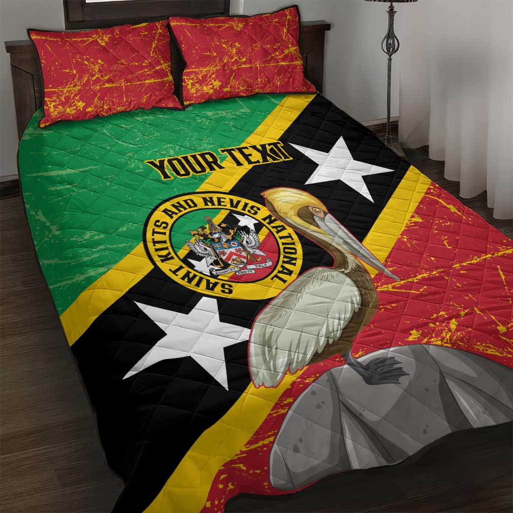 Custom Saint Kitts and Nevis Football Quilt Bed Set 2025 Go Sugar Boyz