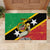 Custom Saint Kitts and Nevis Football Rubber Doormat 2025 Go Sugar Boyz