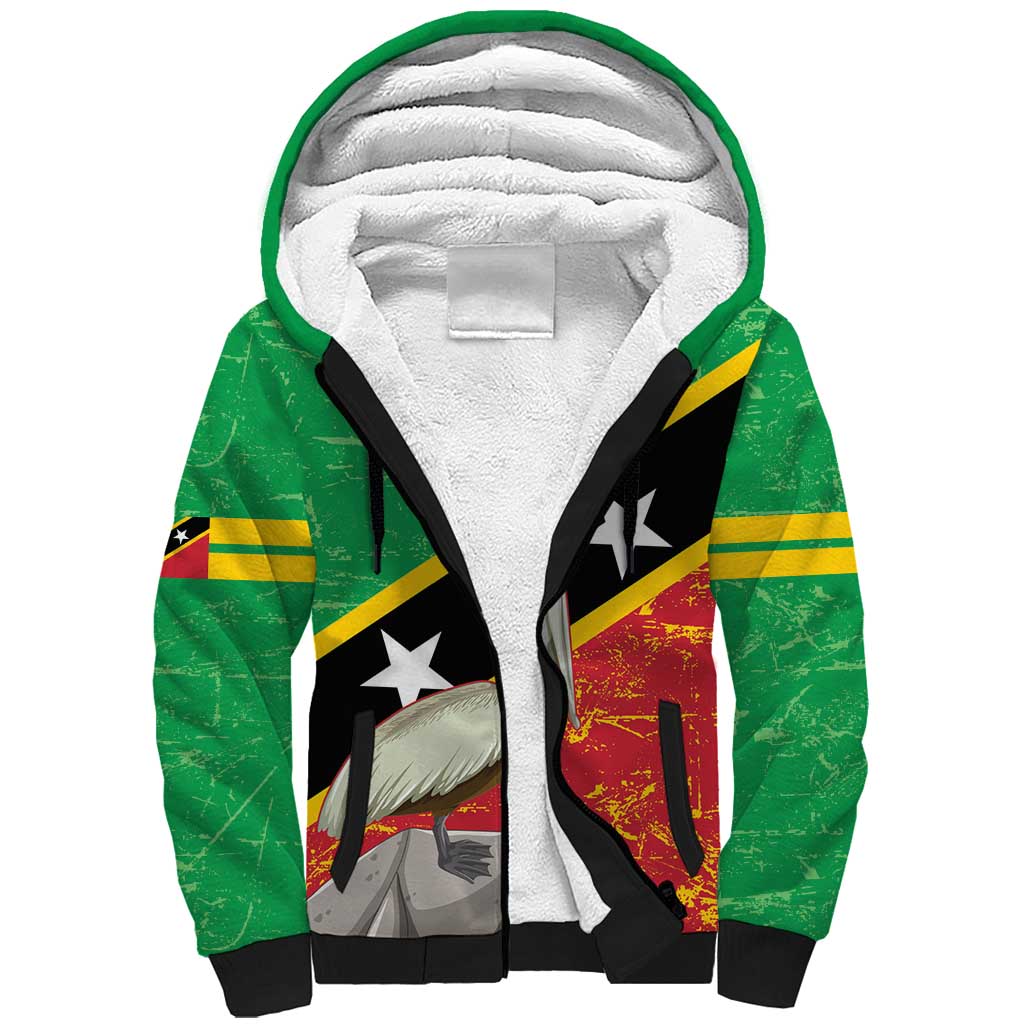 Custom Saint Kitts and Nevis Football Sherpa Hoodie 2025 Go Sugar Boyz