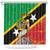 Custom Saint Kitts and Nevis Football Shower Curtain 2025 Go Sugar Boyz