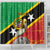 Custom Saint Kitts and Nevis Football Shower Curtain 2025 Go Sugar Boyz