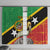 Custom Saint Kitts and Nevis Football Window Curtain 2025 Go Sugar Boyz