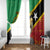 Custom Saint Kitts and Nevis Football Window Curtain 2025 Go Sugar Boyz