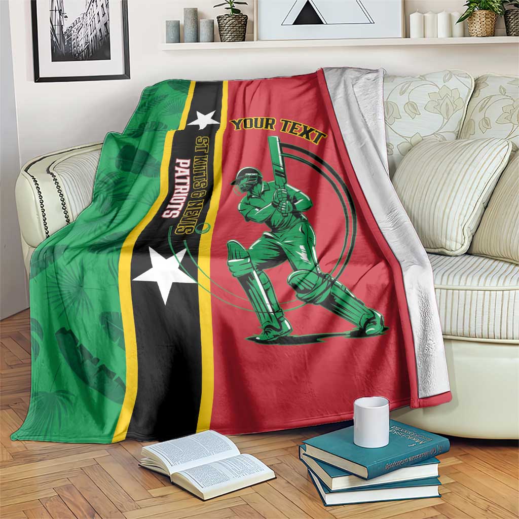 Custom Saint Kitts and Nevis Cricket Blanket Go Champions Patriots