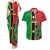 Custom Saint Kitts and Nevis Cricket Couples Matching Tank Maxi Dress and Hawaiian Shirt Go Champions Patriots