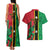 Custom Saint Kitts and Nevis Cricket Couples Matching Tank Maxi Dress and Hawaiian Shirt Go Champions Patriots