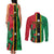 Custom Saint Kitts and Nevis Cricket Couples Matching Tank Maxi Dress and Long Sleeve Button Shirt Go Champions Patriots