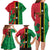 Custom Saint Kitts and Nevis Cricket Family Matching Long Sleeve Bodycon Dress and Hawaiian Shirt Go Champions Patriots