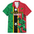 Custom Saint Kitts and Nevis Cricket Family Matching Long Sleeve Bodycon Dress and Hawaiian Shirt Go Champions Patriots