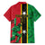 Custom Saint Kitts and Nevis Cricket Family Matching Long Sleeve Bodycon Dress and Hawaiian Shirt Go Champions Patriots