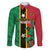 Custom Saint Kitts and Nevis Cricket Family Matching Long Sleeve Bodycon Dress and Hawaiian Shirt Go Champions Patriots