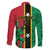 Custom Saint Kitts and Nevis Cricket Family Matching Long Sleeve Bodycon Dress and Hawaiian Shirt Go Champions Patriots