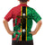 Custom Saint Kitts and Nevis Cricket Family Matching Short Sleeve Bodycon Dress and Hawaiian Shirt Go Champions Patriots