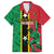 Custom Saint Kitts and Nevis Cricket Family Matching Short Sleeve Bodycon Dress and Hawaiian Shirt Go Champions Patriots