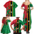 Custom Saint Kitts and Nevis Cricket Family Matching Summer Maxi Dress and Hawaiian Shirt Go Champions Patriots