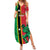 Custom Saint Kitts and Nevis Cricket Family Matching Summer Maxi Dress and Hawaiian Shirt Go Champions Patriots