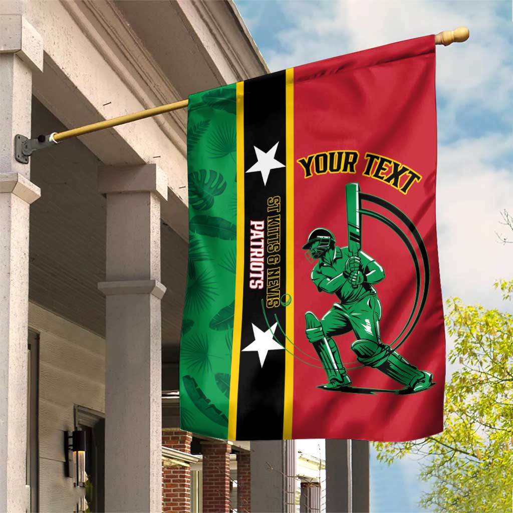 Custom Saint Kitts and Nevis Cricket Garden Flag Go Champions Patriots