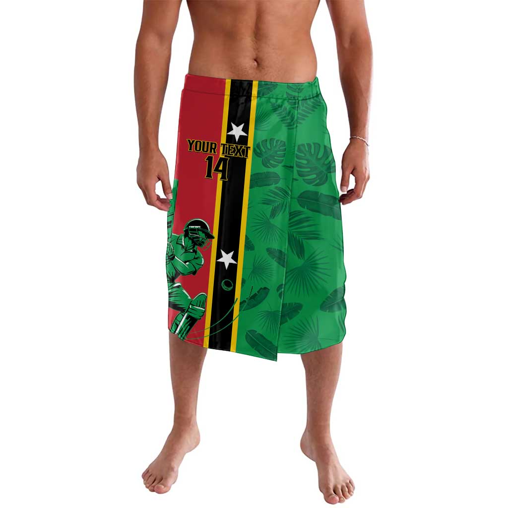 Custom Saint Kitts and Nevis Cricket Lavalava Go Champions Patriots