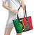 Custom Saint Kitts and Nevis Cricket Leather Tote Bag Go Champions Patriots