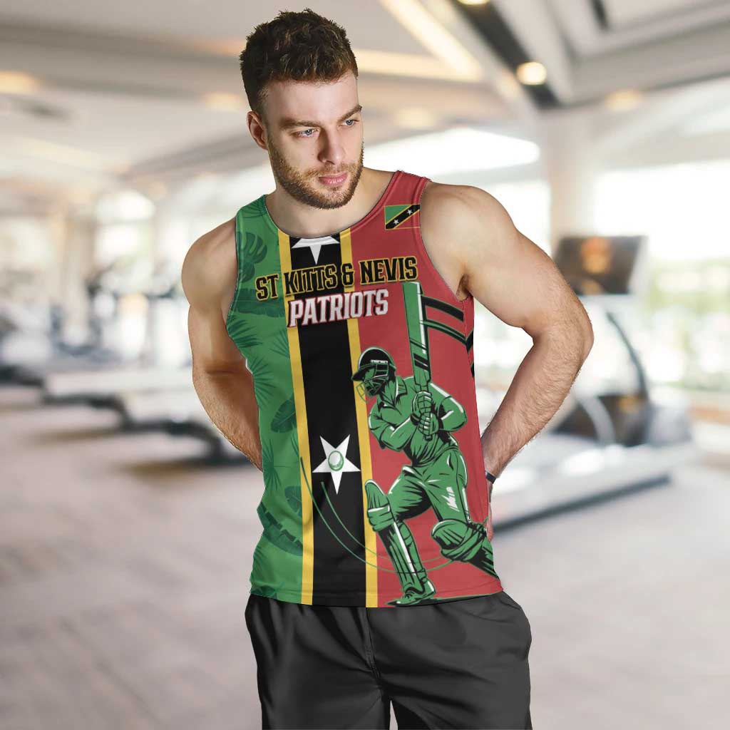 Custom Saint Kitts and Nevis Cricket Men Tank Top Go Champions Patriots