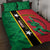 Custom Saint Kitts and Nevis Cricket Quilt Bed Set Go Champions Patriots