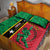 Custom Saint Kitts and Nevis Cricket Quilt Bed Set Go Champions Patriots