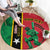 Custom Saint Kitts and Nevis Cricket Round Carpet Go Champions Patriots