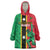 Custom Saint Kitts and Nevis Cricket Wearable Blanket Hoodie Go Champions Patriots