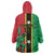 Custom Saint Kitts and Nevis Cricket Wearable Blanket Hoodie Go Champions Patriots