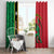 Custom Saint Kitts and Nevis Cricket Window Curtain Go Champions Patriots