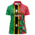 Custom Saint Kitts and Nevis Cricket Women Polo Shirt Go Champions Patriots