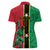 Custom Saint Kitts and Nevis Cricket Women Polo Shirt Go Champions Patriots