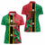 Custom Saint Kitts and Nevis Cricket Women Polo Shirt Go Champions Patriots