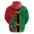 Custom Saint Kitts and Nevis Cricket Zip Hoodie Go Champions Patriots