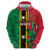 Custom Saint Kitts and Nevis Cricket Zip Hoodie Go Champions Patriots