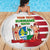 Custom Suriname Football Beach Blanket 2025 Go Natio White Color