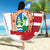 Custom Suriname Football Beach Blanket 2025 Go Natio White Color