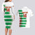 Custom Suriname Football Couples Matching Long Sleeve Bodycon Dress and Hawaiian Shirt 2025 Go Natio White Color